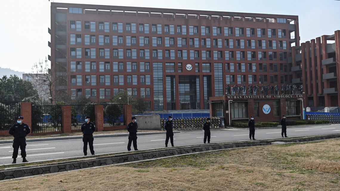 This general view shows the Wuhan Institute of Virology in Wuhan, in China's central Hubei province on Feb. 3, 2021, as members of the World Health Organization team investigating the origins of the COVID-19 coronavirus visit the facility. [ HECTOR RETAMAL | Getty Images North America ]